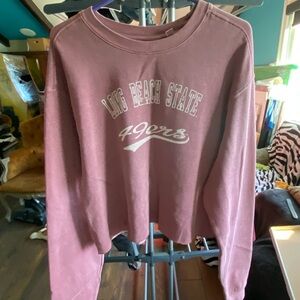 Long Beach State 49ers Women's Sweater - Mauve